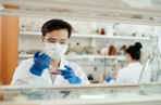 Technician in a laboratory