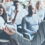 Group of people at a seminar